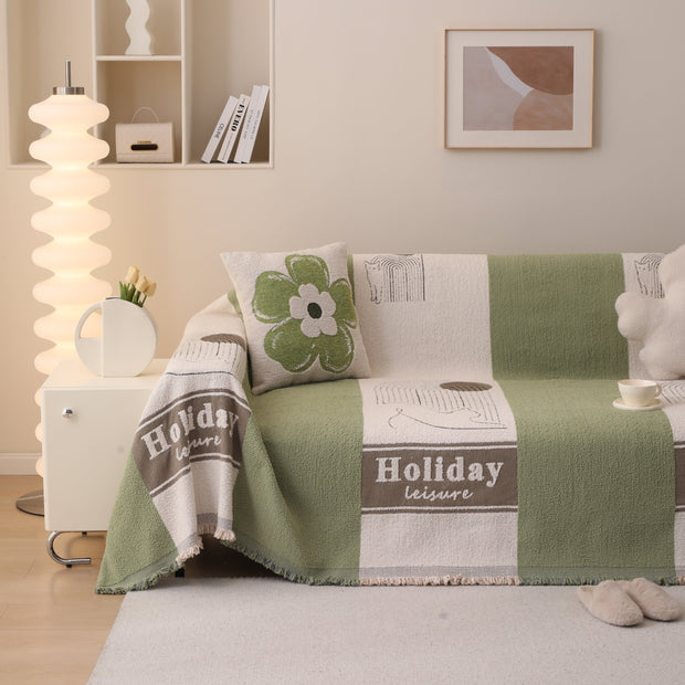 Slipcover KAS™ Luxury Cozy Cotton Sofa Blanket Cover Furniture Slipcovers for Most Shape Sofas