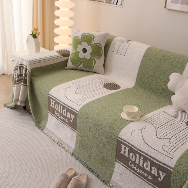 Slipcover KAS™ Luxury Cozy Cotton Sofa Blanket Cover Furniture Slipcovers for Most Shape Sofas