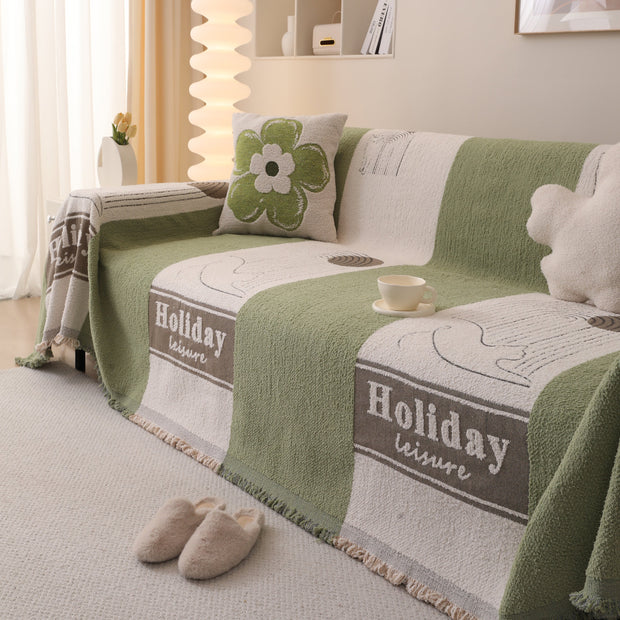 Slipcover KAS™ Luxury Cozy Cotton Sofa Blanket Cover Furniture Slipcovers for Most Shape Sofas