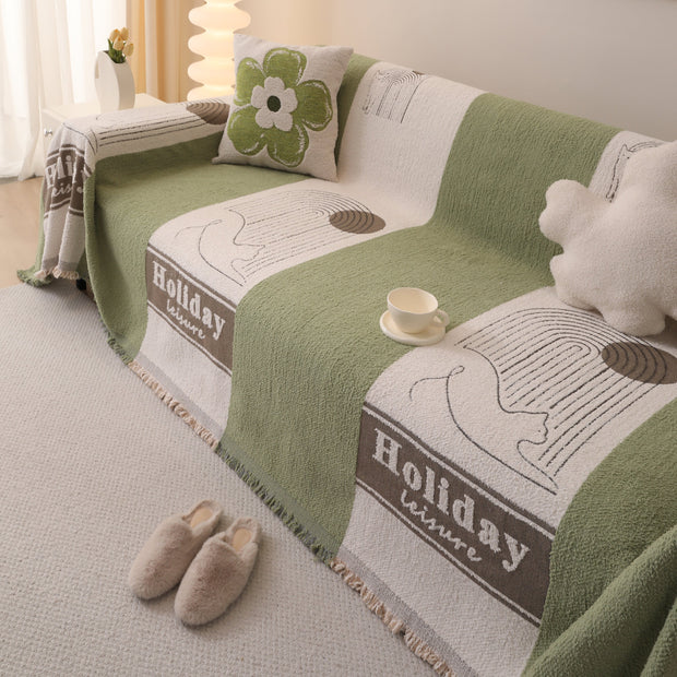 Slipcover KAS™ Luxury Cozy Cotton Sofa Blanket Cover Furniture Slipcovers for Most Shape Sofas