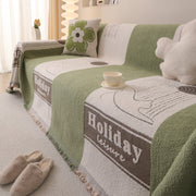 Slipcover KAS™ Luxury Cozy Cotton Sofa Blanket Cover Furniture Slipcovers for Most Shape Sofas