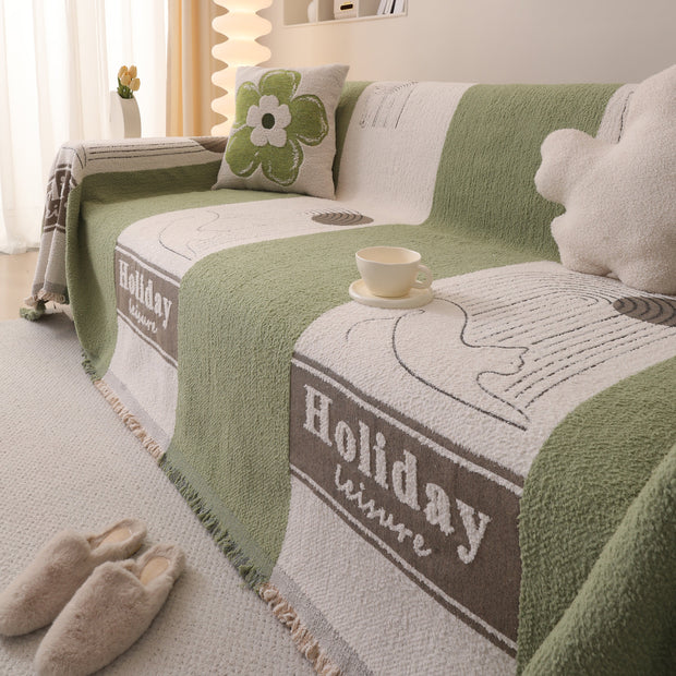 Slipcover KAS™ Luxury Cozy Cotton Sofa Blanket Cover Furniture Slipcovers for Most Shape Sofas