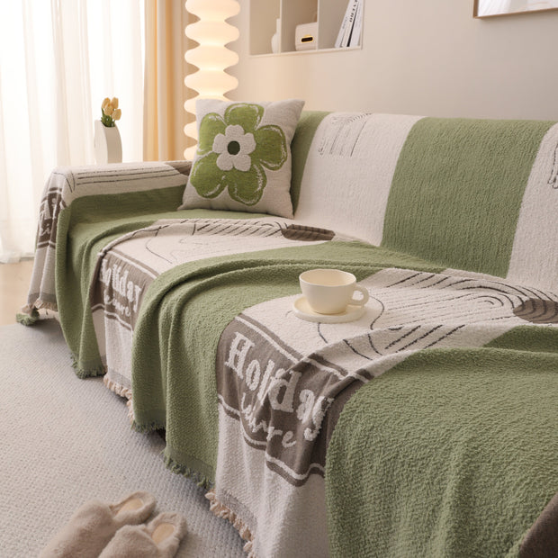 Slipcover KAS™ Luxury Cozy Cotton Sofa Blanket Cover Furniture Slipcovers for Most Shape Sofas