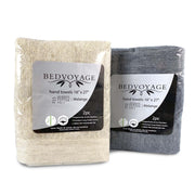 BedVoyage Bamboo Cotton Hand Towel 2pk Melange Viscose - Charcoal