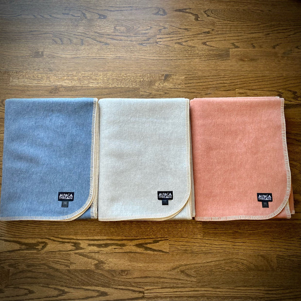 Alpaca Threadz Alpaca Camp Throw - Solids