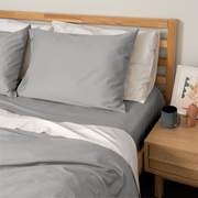 Homebird Organic Cotton Sateen Duvet Set