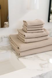 Cozy Earth Waffle Bath Towel Set