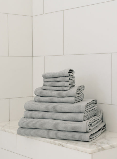 Cozy Earth Complete Waffle Bath Towel Bundle