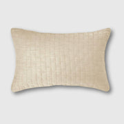 BedVoyage Melange Viscose from Bamboo Cotton Quilted Decorative Pillow - Sand