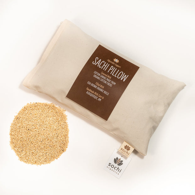 Sachi Organics Buckwheat & Millet Support Hull Pillows