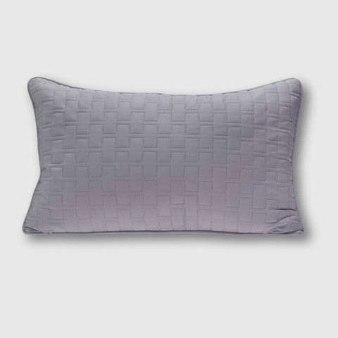 BedVoyage Luxury 100% Viscose from Bamboo Quilted Decorative Pillow - Platinum