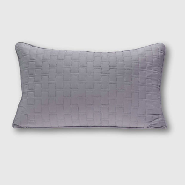 BedVoyage Luxury 100% Viscose from Bamboo Quilted Decorative Pillow - Platinum