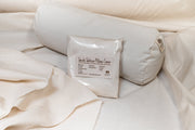 Sachi Organics Buckwheat or Millet Hull Neck Cylinder Pillow Cover - Natural Linens