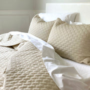 BedVoyage Melange Viscose from Bamboo Cotton Quilted Coverlet