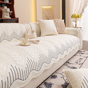 Slipcover KAS™ 3D Quilted Thick Cotton Sofa Cover Non-Slip Couch Throw for Fabric & Leather Sofas