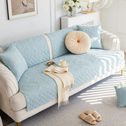 Slipcover KAS™ Cotton Quilted Sofa Cover, Non-Slip Couch Protector Fits Backrest, Seat & Armrest