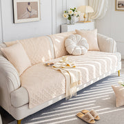 Slipcover KAS™ Cotton Quilted Sofa Cover, Non-Slip Couch Protector Fits Backrest, Seat & Armrest