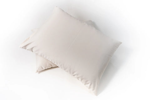 Standard Pillow, USA Organic & USA-grown Cotton, Adjustable Loft White Percale