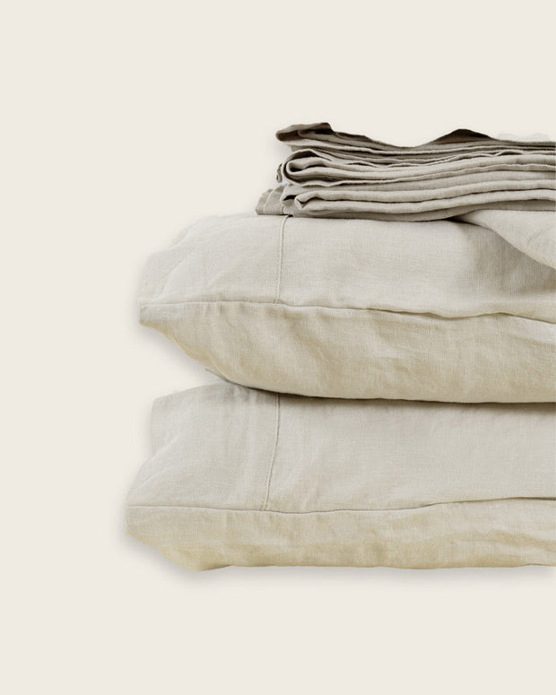 Baloo Living Stonewashed Linen Sheets