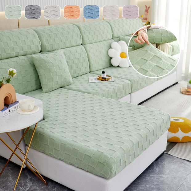 Slipcover KAS™ Stretchable Cotton Velvet Sofa Cover Furniture Covers for Pets Slipcovers and Couch Cushion Covers