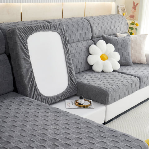 Slipcover KAS™ Stretchable Cotton Velvet Sofa Cover Furniture Covers for Pets Slipcovers and Couch Cushion Covers