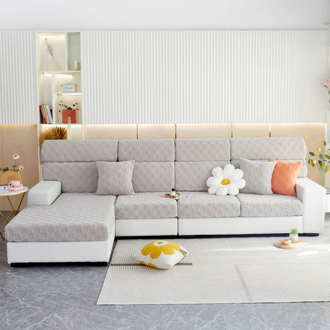 Slipcover KAS™ Stretchable Cotton Velvet Sofa Cover Furniture Covers for Pets Slipcovers and Couch Cushion Covers