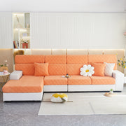 Slipcover KAS™ Stretchable Cotton Velvet Sofa Cover Furniture Covers for Pets Slipcovers and Couch Cushion Covers