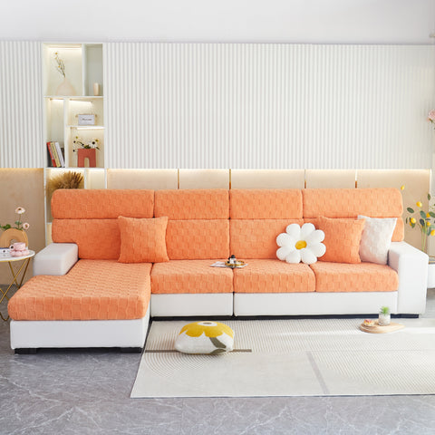 Slipcover KAS™ Stretchable Cotton Velvet Sofa Cover Furniture Covers for Pets Slipcovers and Couch Cushion Covers