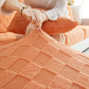 Slipcover KAS™ Stretchable Cotton Velvet Sofa Cover Furniture Covers for Pets Slipcovers and Couch Cushion Covers