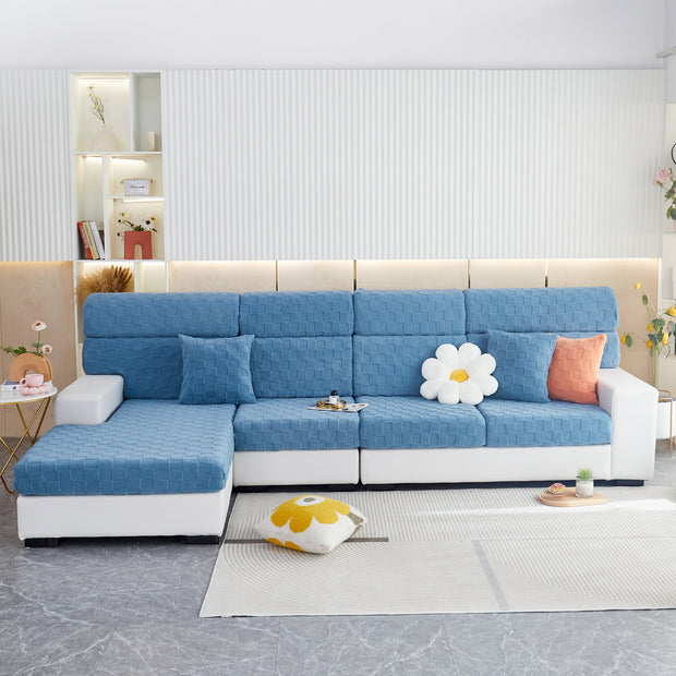 Slipcover KAS™ Stretchable Cotton Velvet Sofa Cover Furniture Covers for Pets Slipcovers and Couch Cushion Covers