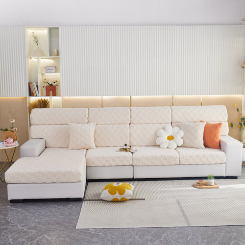 Slipcover KAS™ Stretchable Cotton Velvet Sofa Cover Furniture Covers for Pets Slipcovers and Couch Cushion Covers