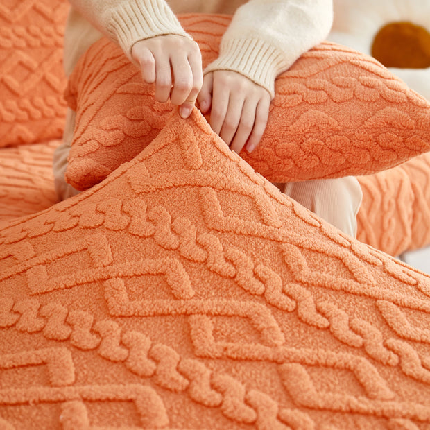 Slipcover KAS™ Stretchable Cotton Velvet Non-Slip Furniture Covers Couch Cushion Covers for L-Shaped Sofa, Pets