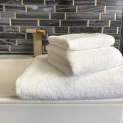 BedVoyage Bamboo Towel Set 3p Luxury Viscose - White