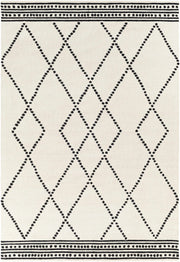 Boutique Rugs Tamayo Cream & Black Wool Rug