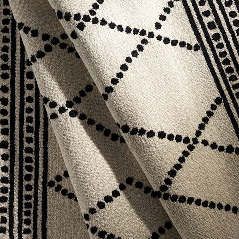 Boutique Rugs Tamayo Cream & Black Wool Rug