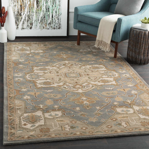 Boutique Rugs Broomfield Gray Wool Area Rug