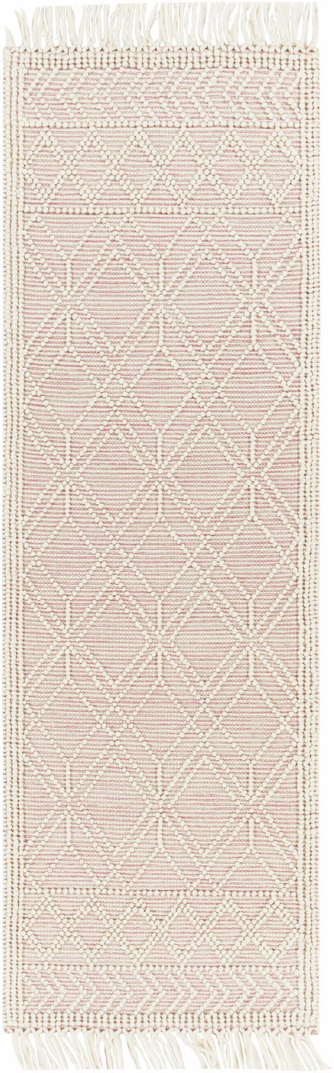 Boutique Rugs Ramsbury Pink Trellis Wool Rug