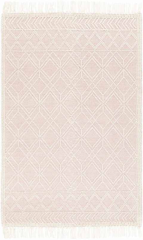 Boutique Rugs Ramsbury Pink Trellis Wool Rug