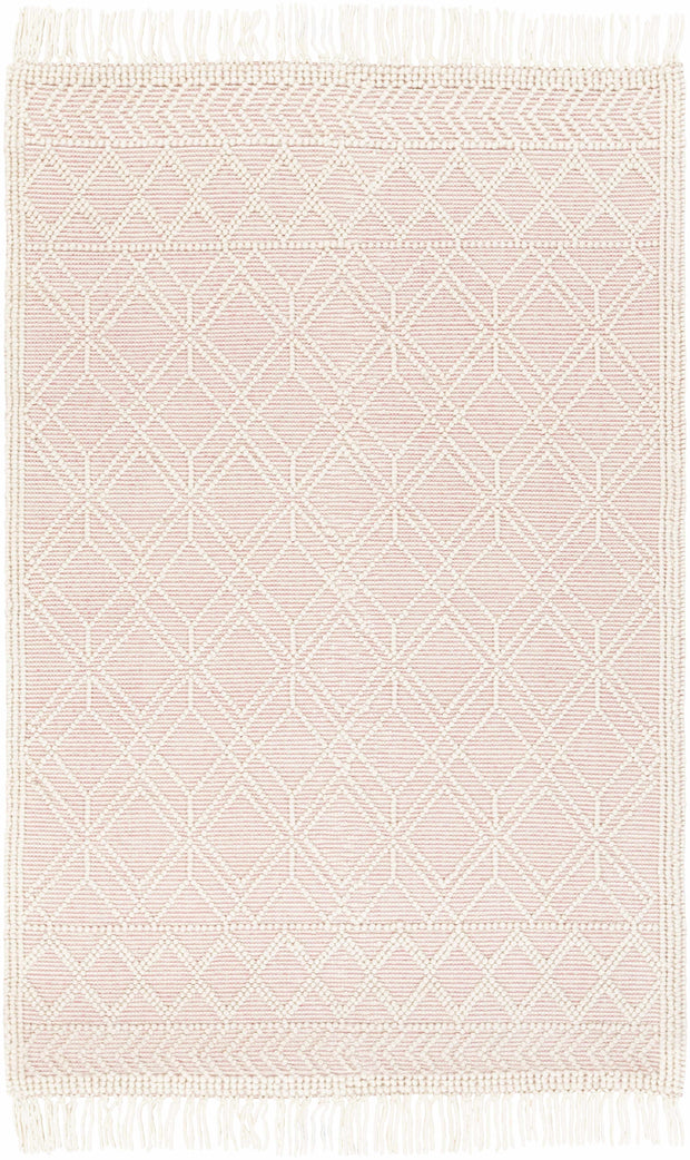 Boutique Rugs Ramsbury Pink Trellis Wool Rug