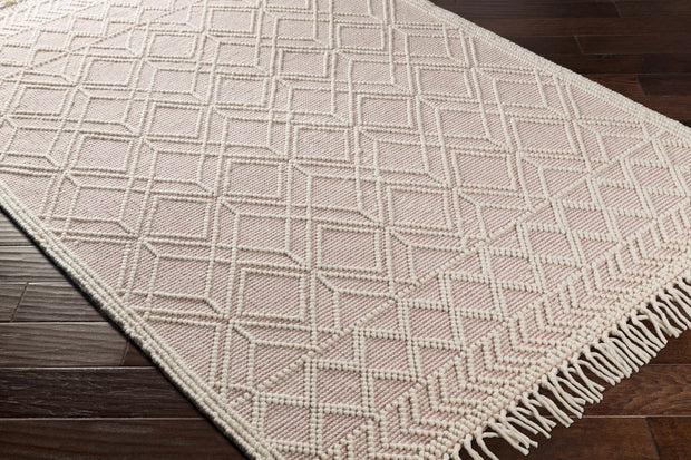 Boutique Rugs Ramsbury Pink Trellis Wool Rug