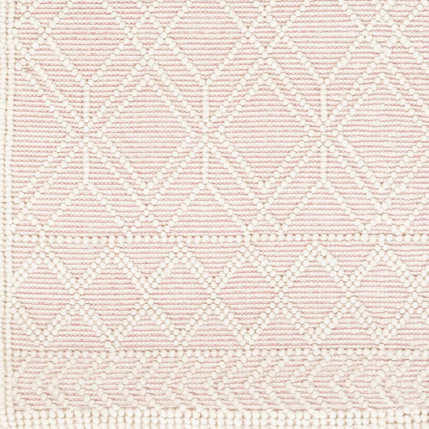 Boutique Rugs Ramsbury Pink Trellis Wool Rug