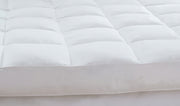 Downright Deluxe 600+ White Goose Featherbed - Natural Linens