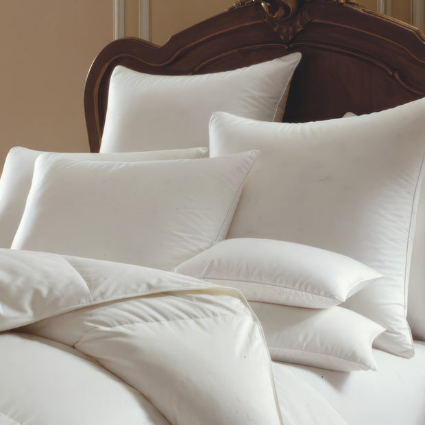 Downright Himalaya White Siberian and Polish Goose Down Pillows - Natural Linens
