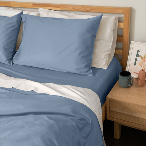 Homebird Organic Cotton Sateen Duvet Set