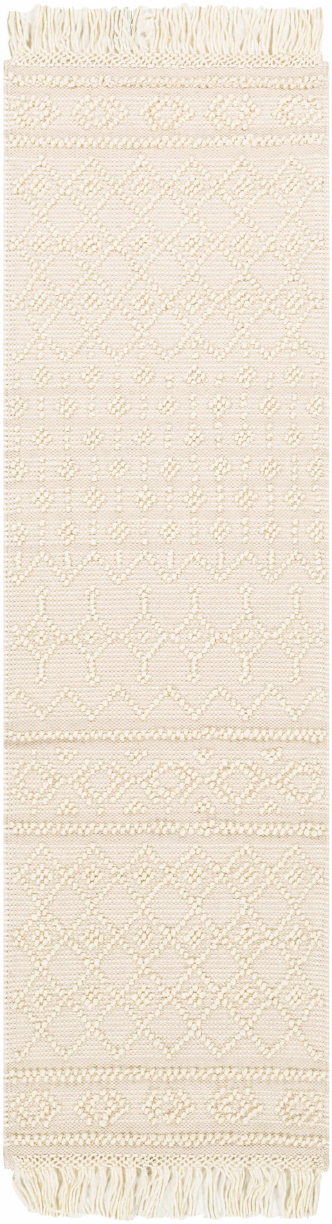 Boutique Rugs Brothers Beige Wool & Cotton Rug