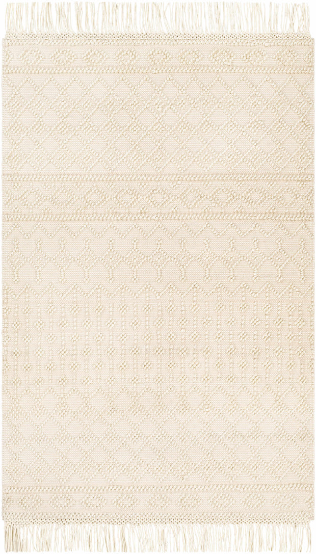 Boutique Rugs Brothers Beige Wool & Cotton Rug