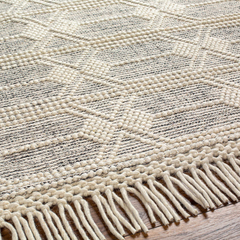 Boutique Rugs Chars Wool Tasseled Area Rug