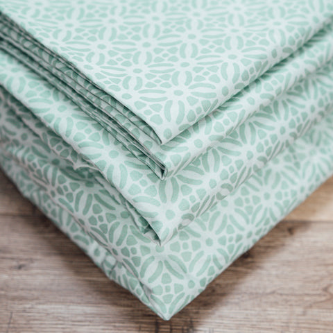 Grund® Organic Prague™ Patterned Bed Sheets