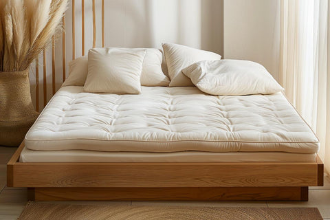 Lazy Topper Sleep & Beyond myWoolly Latex Topper | Natural Linens