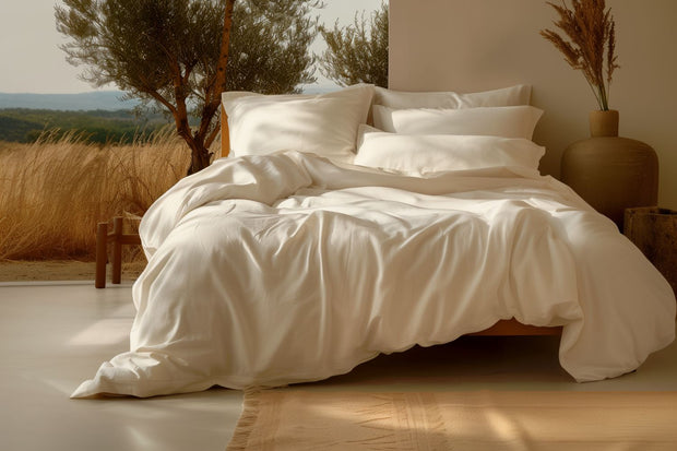 Sleep & Beyond 300 TC Organic Cotton Sateen Sheet Set